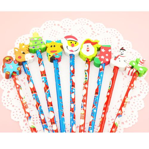 Foto Produk PENSIL EDISI NATAL, PENSIL SANTA, PENSIL PENGHAPUS KAYO GROSIR dari KAYO