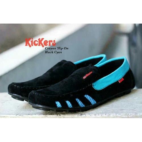 Foto Produk sepatu slop kickers pria terbaru. sz 39-43. bonus kaos kaki dari hazim store sepatu
