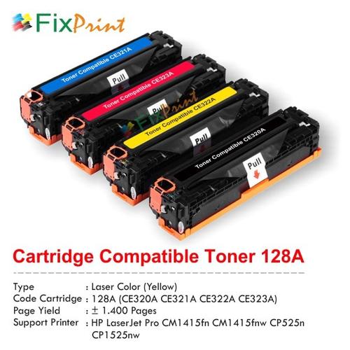 Jual Cartridge Toner Compatible HP CE322A 128A Yellow Printer HP Pro CP1525  - Kota Surabaya - FixPrint Store | Tokopedia