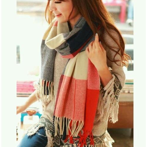Foto Produk SYAL / SCARF FASHION WARM / HANGAT WINTER CASHMERE WOOL dari Global Beauty Shop