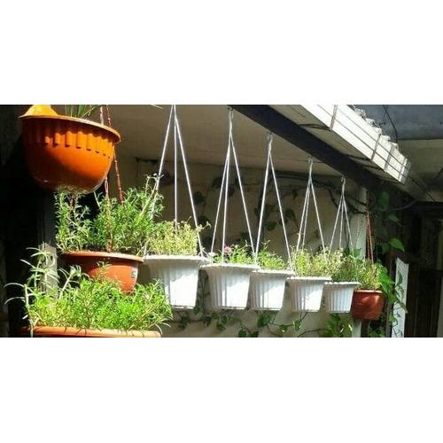 Foto Produk pot bunga gantung mawar putih - Putih dari crystallpot