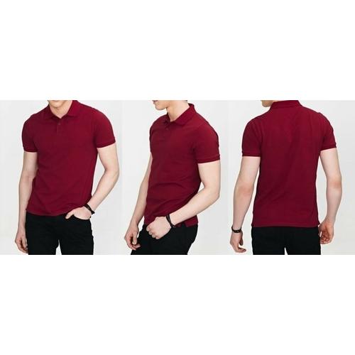 Foto Produk POLO SHIRT MERAH MARUN DISTRO - KAOS BAJU KERAH PRIA dari NR_Sport Jersey Murah
