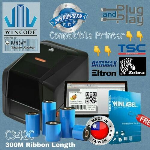 Foto Produk PRINTER BARCODE WINCODE C342C SETARA TSC 244 dari jesstech barcode bandung