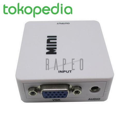 Konverter VGA to HDMI with audio / PC 