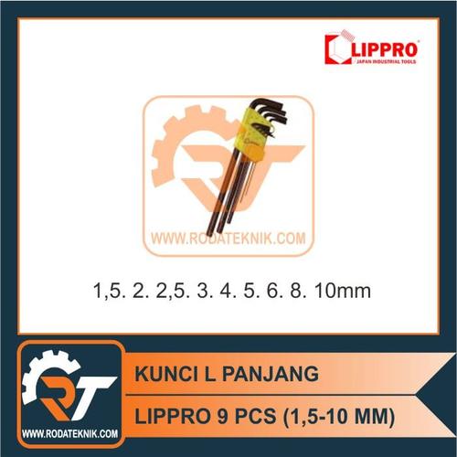 Foto Produk Kunci L Set Lippro dari Roda Teknik