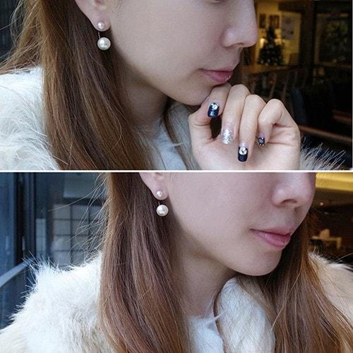Gambar 1 Pasang Anting Tusuk Lingkar dengan Mutiara dari Dewok helm Jakarta Pusat Tokopedia