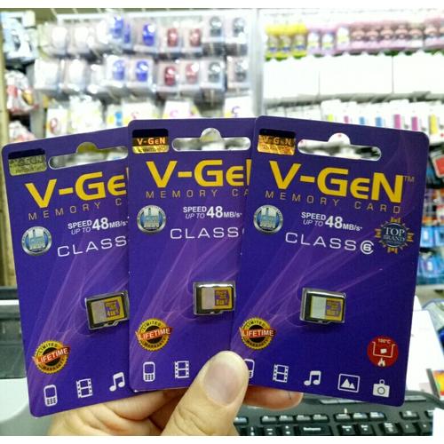Foto Produk V-gen Micro SD vgen 8GB MircoSDHC Memory Card ORIGINAL dari Mel-v Com