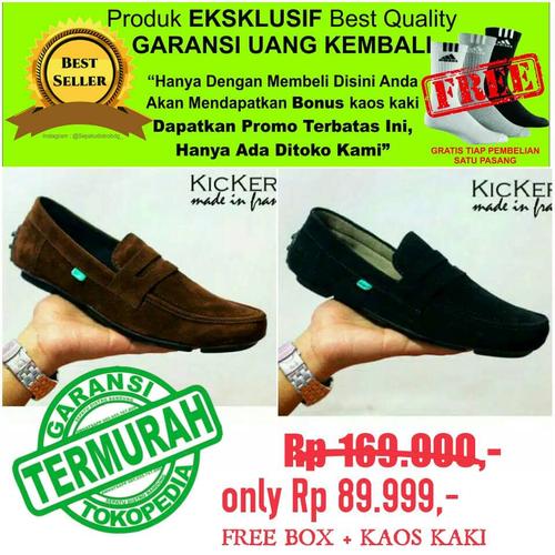 Foto Produk kickers javelin sepatu pria casual kulit asli OBRAL SALE #kreasilokal dari Sepatu Distro Bandung