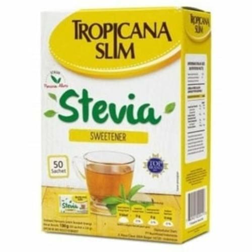 Foto Produk Tropicana Slim Stevia Sweetener ( Isi 50 ) / 130g dari instore9088