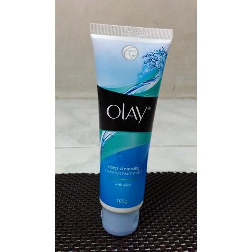 olay deep cleansing foaming face wash