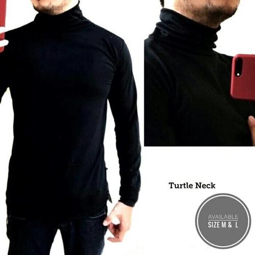 Jual Baju kaos turtleneck turtle neck 