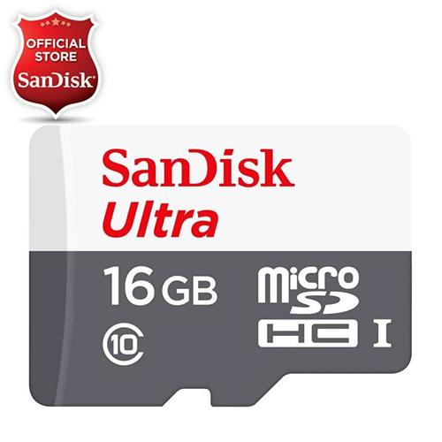 Foto Produk SanDisk Ultra Microsd 16GB 80MB/s - No Adapter dari SanDisk Official
