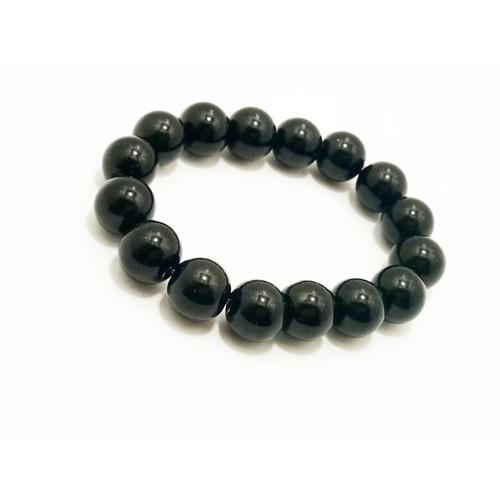 Foto Produk VeE Gelang Terapi Kesehatan Batu Giok Hitam / Black Jade Dim 12 dari Vee Jewelry