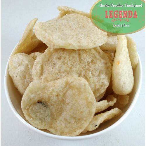Foto Produk Keripik Kripik Kerupuk Krupuk Aci Goreng Cireng Capret 400gr dari Legenda Snack