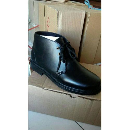 Foto Produk SEPATU PDH PDL POLRI TNI SCURITY/SATPAM PANTOFEL PANTOPEL KULIT SINTET dari SUBARKAH SHOES