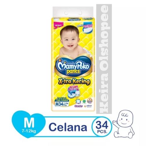 Foto Produk MamyPoko Pants Standar X-Tra Kering M34 dari Keira Olshopee
