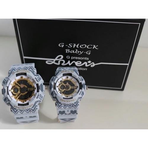 Jual Jam Tangan Couple Casio G Shock Ga 110 Batik Grey Gold Jakarta Barat 2 Brother Store Tokopedia