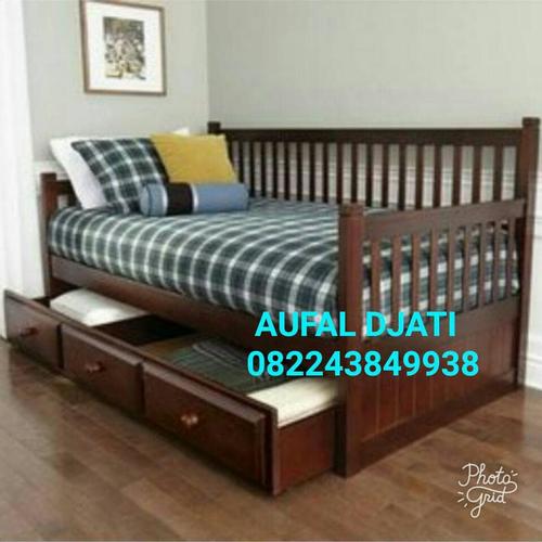 Jual Kursi Bangku Dipan Tempat Tidur Sofa Bed Ranjang Daybed Jati ...