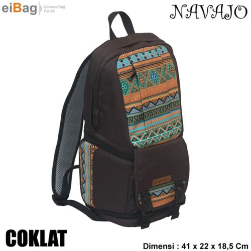 Foto Produk Tas Kamera Motif Unik NAVAJO coklat eiBag Limited dari Matahari_store87