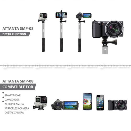 Foto Produk Tongsis Titanium Attanta SMP-08 Foldable Holder GoPro,Xiaomi Yi & HP dari Disa Koleksi