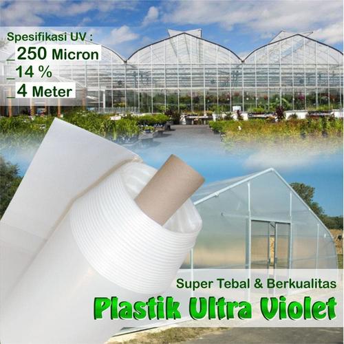 Foto Produk Plastik UV Green House ukuran 250 Micron 14 persen Lebar 4 meter dari Sumber Berkat Mandiri