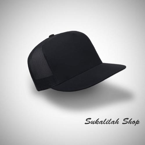 Jual Topi Trucker Hitam Polos / Plain 