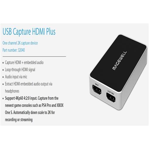 Foto Produk MAGEWELL USB Capture HDMI PLUS alat live streaming dari ADM tekno