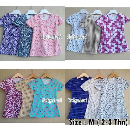 Foto Produk 2-3 Thn # Baju Atasan Anak Perempuan Bahan Kaos - Harga Grosir Murah dari FAF Galeri