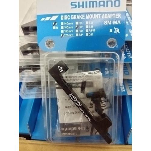 Foto Produk BARANG KEKINIAN Adaptor Brake Shimano 203mm 8 inch Post Mount dari Brown Eyes