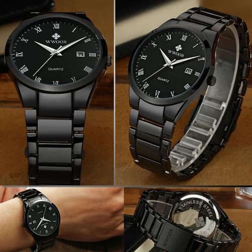 Jual Wwoor 8830 Simple Dan Elegan Black Jam Tangan Pria Anti Air Original Kota Solok Barang Dagang Tokopedia