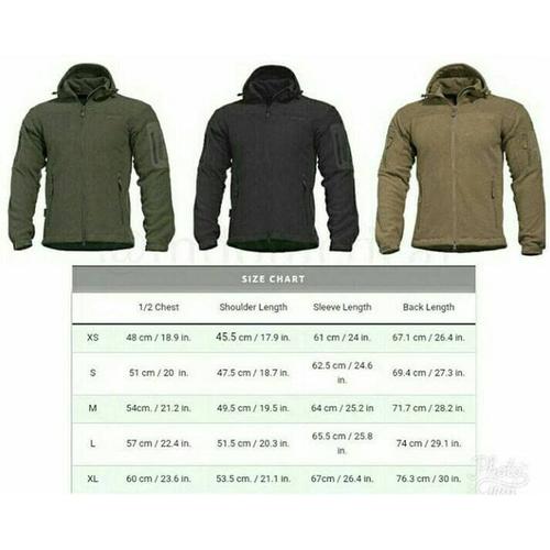 pentagon fleece jacket