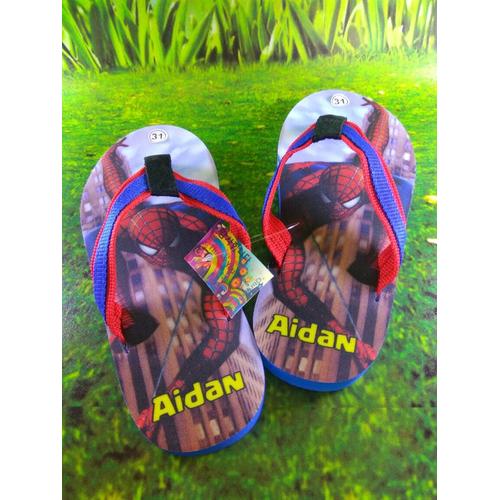 Foto Produk sancu sendal jepit anak gambar karakter spiderman keren murah cute dari casaloma