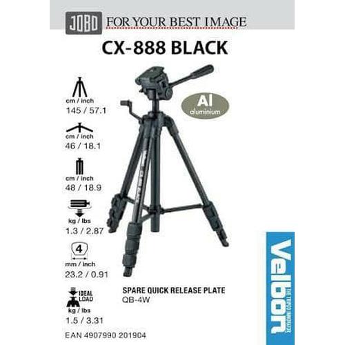 Foto Produk TRIPOD VELBON CX-888 BLACK dari PRINCESS STORE 888