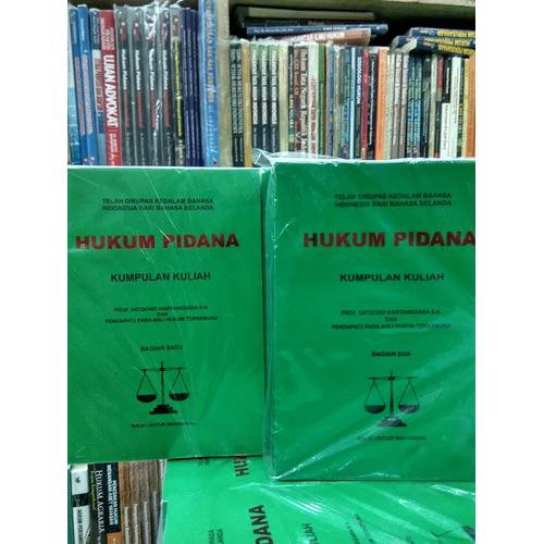 Foto Produk Hukum pidana 1 set.jld 1&2.satochid dari tumbas buku