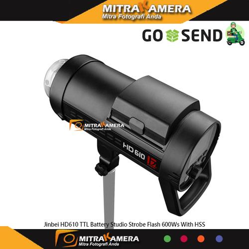 Foto Produk Jinbei HD610 TTL Battery Studio Strobe Flash 600Ws With HSS - Hitam dari mitrakamera