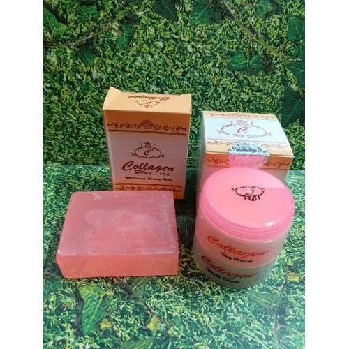 Foto Produk PAKET CREAM COLLAGEN HOLOGRAM SUPER + SABUN COLLAGEN dari azzahrashop