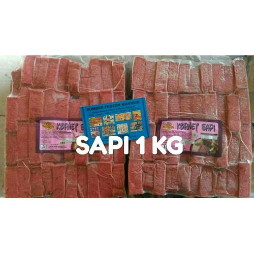 Foto Produk kornet sapi 1 kg potongan 40 piece king food. sumber frozen makmur dari SUMBER FROZEN MAKMUR