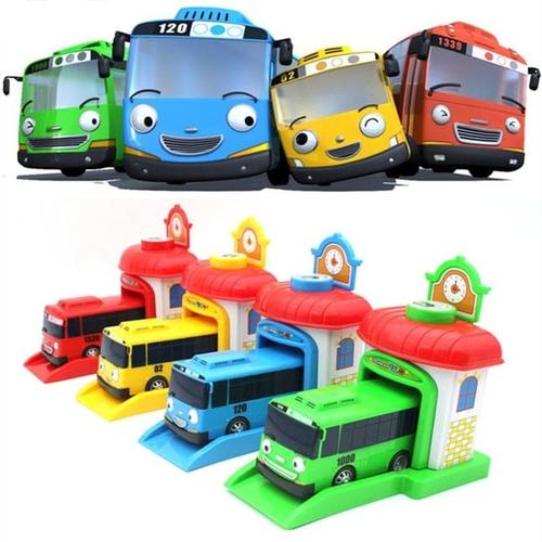 Foto Produk Mobil Tayo Garasi Pelontar - The Little Bus Tayo Garage Satuan dari toy house