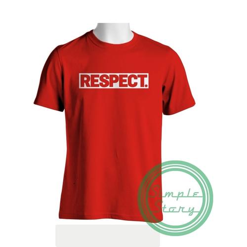 Foto Produk KAOS T-SHIRT DISTRO RESPECT dari WARUNG FONT