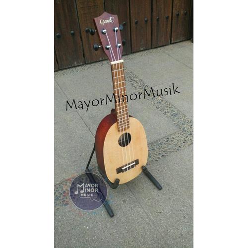 Foto Produk ukulele okulele bentuk oval nanas hawai pineapple varian warna dari Mayor Minor Musik