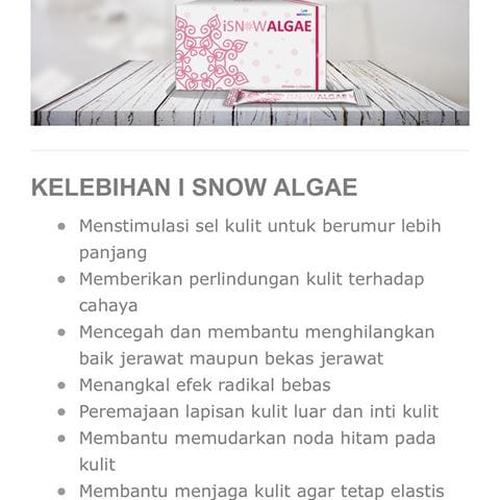 Foto Produk ISNOWALGAE dari Vcyn Health Care