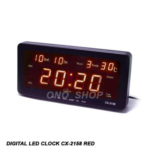 Gambar Digital LED Clock  CX-2158 Red dari ONO SHOP undefined Tokopedia