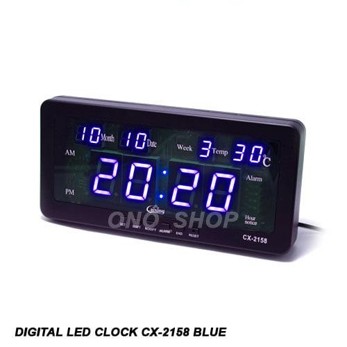 Foto Produk Digital LED Clock CX-2158 Blue dari ONO SHOP