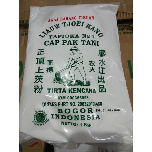 Foto Produk Sagu Cap Pak Tani Liauw Tjoei Kang / Tepung Tapioka 1 KG GROSIR dari Sinar Terang Regency