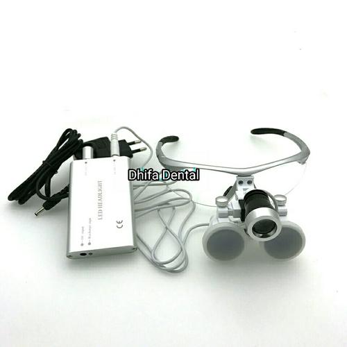 Gambar Dental Loupe/Louph + LED 3.5 420mm dari dhifa dental Kota Tangerang Selatan Tokopedia