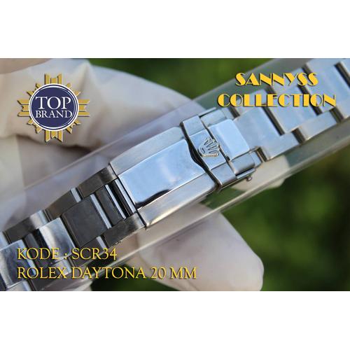 Jual STRAP TALI JAM ROLEX DAYTONA 20 MM 