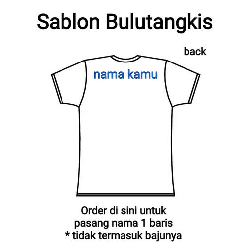 Baju Bola Nomor Dan Nama Sesuai Riques Nomor Punggung Dan Nama Pembeli Nama Team Kwalitas Baju Impor Lazada Indonesia