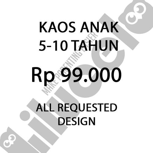 Foto Produk Kaos Anak 5-10 Tahun (Kids T-Shirt) design suka suka dari lilucelo
