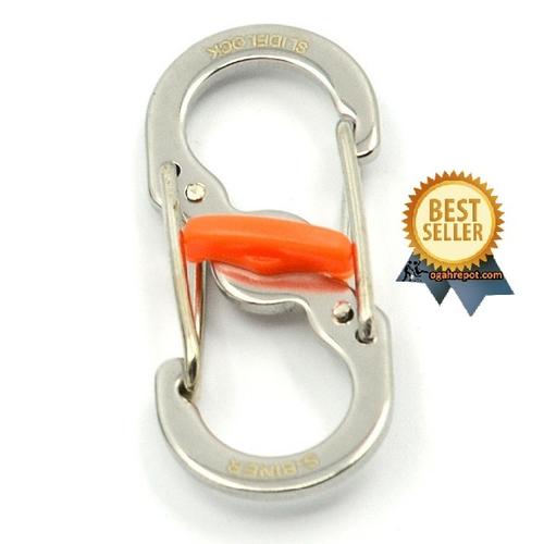 Foto Produk Metal S-Biner Carabiner Metal Spring Hook dari ogahrepot