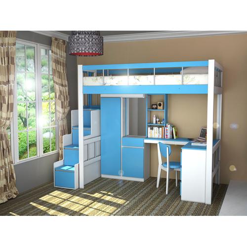 Foto Produk Tempat Tidur Anak Multifungsi Ilectra 01-100 Tangga Laci dari Funkids Furniture